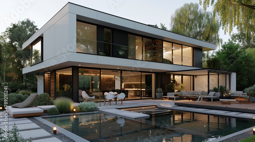 Conceptual luxury designer home. v6 photo