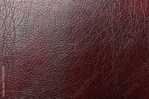 Texture of natural leather as background, top view