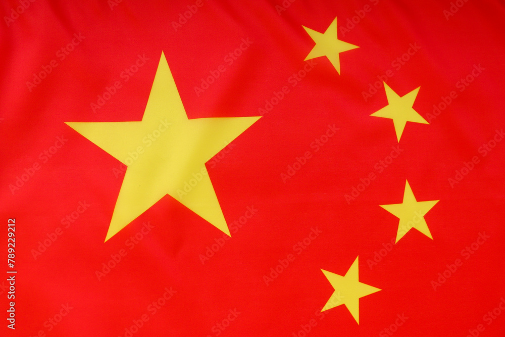 National flag of China (People's Republic of China , PRC)