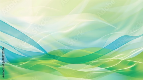 Soft green and blue color vector abstract background for webdesign poster banner