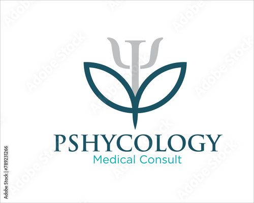 psychology leaf logo designs for medical consult logo