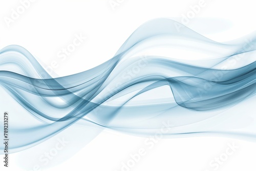 Minimalist blue wave pattern with a fluid, serene aesthetic perfect for backgrounds