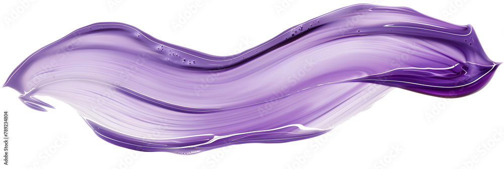 purple color brush stock with white background