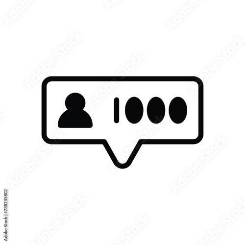 Follower  vector icon