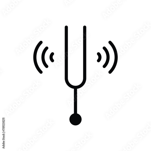 Tuning Fork vector icon