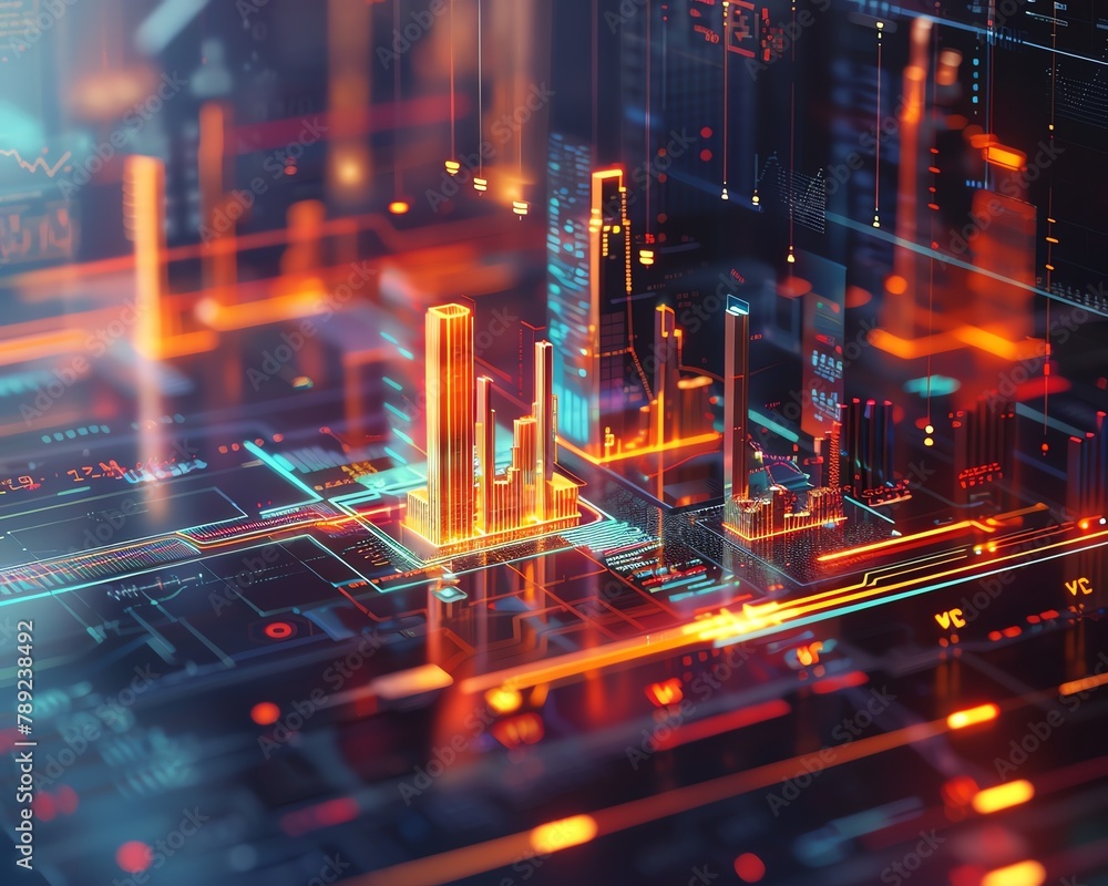 Illustrate Market Risk Policy in a visually engaging Digital Rendering Technique Utilize CG 3D rendering to showcase the complexity and structure of the policy framework, making it visually striking a Illustrate Market Risk Policy in a visually engaging Digital Rendering Technique Utilize CG 3D rendering to showcase the complexity and structure of the policy framework, making it visually striking a