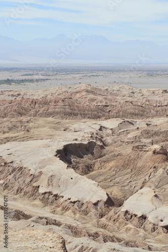 Vista do deserto do Atacama