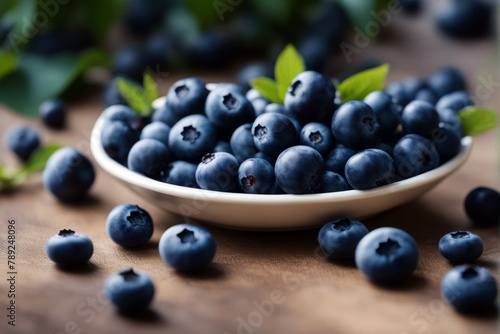 fresh berries ripe blueberries