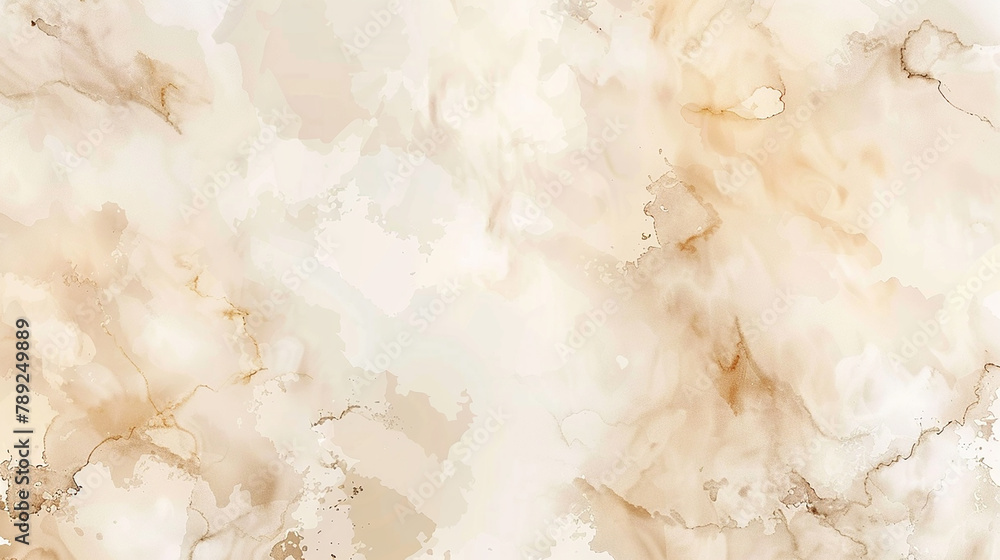 An image displaying the essence of background designed to mimic the look of marble with beige and light brown watercolor effects, ideal for a luxurious flyer background. through abstract art. An image displaying the essence of background designed to mimic the look of marble with beige and light brown watercolor effects, ideal for a luxurious flyer background. through abstract art.