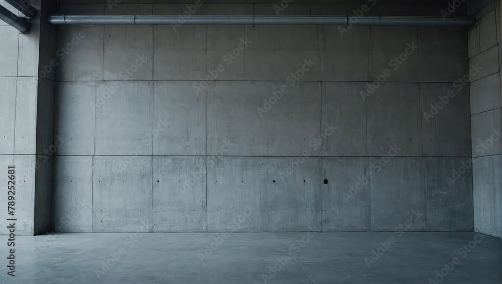 Creative modern white and gray open space office interior. Office background. Copy space. Concrete background Creative modern white and gray open space office interior. Office background. Copy space. Concrete background