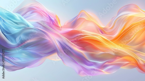 Abstract dynamic gold waves background