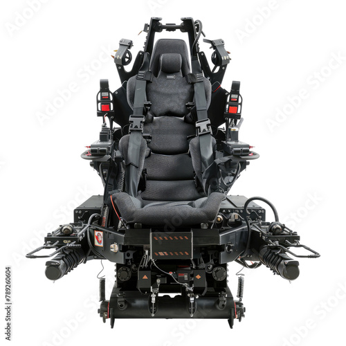 Ejector seat isolated on transparent background