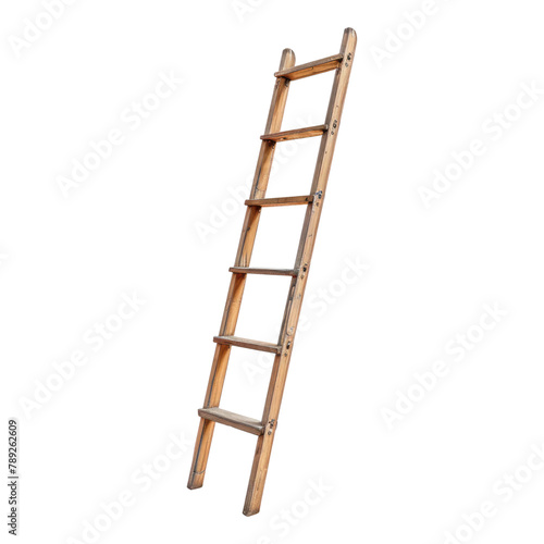 Extension ladder isolated on transparent background