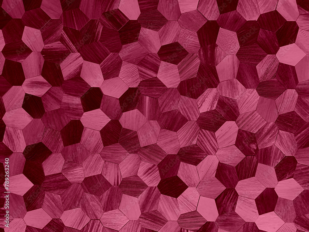 Fototapeta premium Dark Baby Pink Abstract 3d geometric background design