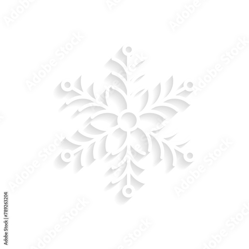 Set of cute snowflakes. Snowflake collection for design Christmas and New Year banner and cards. Winter flat vector decorations elements. Background for winter and Christmas theme.
