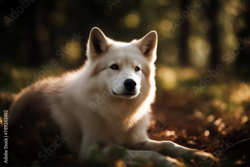 Heulende W?lfe pack game majestic predator cry grey dog forest look wolf pursuit background zoo animal cohesion mammal portrait wilderness eye national park photo