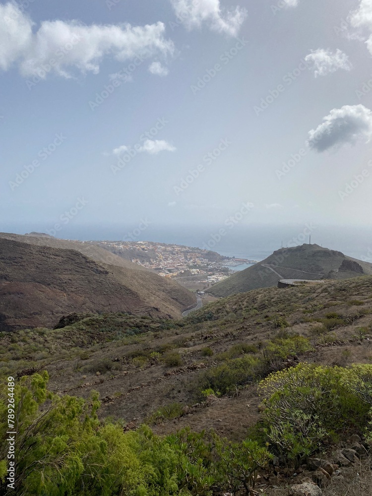 Fototapeta premium View over San Sebastian on the canary island La Gomera