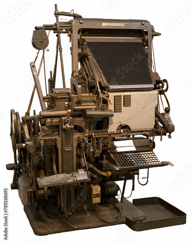 machine, printing, monument, old, metal, complicated, device, 20