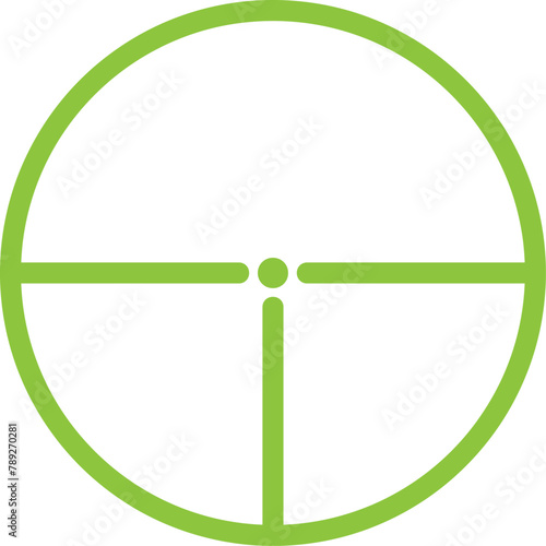 Crosshair icon design.