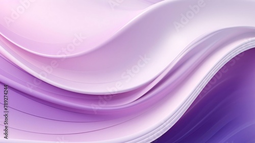abstract background with smooth lines in purple and white colors, digitally generated image