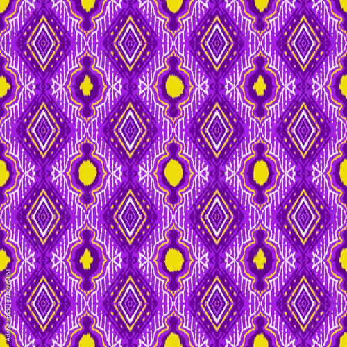 Abstract background seamless purple, yellow and white pattern