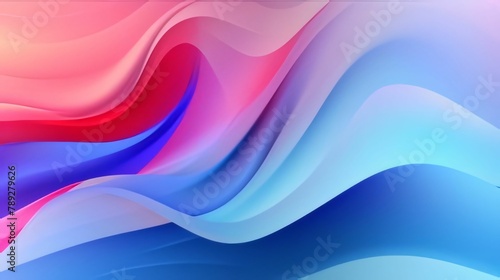abstract colorful background with smooth lines in blue, pink and violet colors