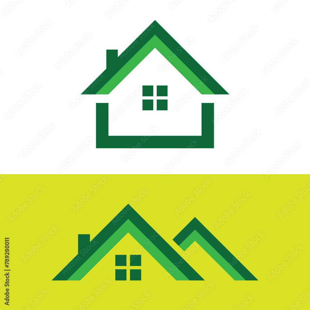 Simple Home Vector Logo Design Simple Home Vector Logo Design