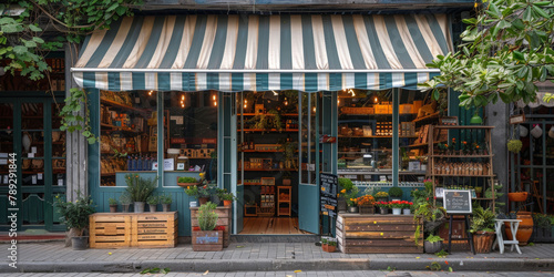 vintage-style grocery store