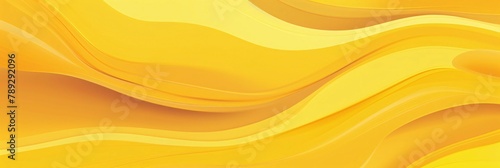 Abstract yellow background with wavy lines. 3d rendering, 3d illustration.