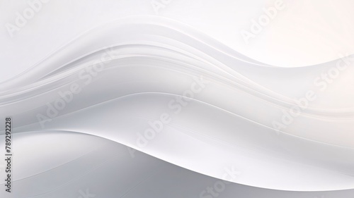 abstract background with smooth lines in white and gray colors, computer generated images