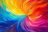 abstract rainbow background with swirls in the colors of the rainbow