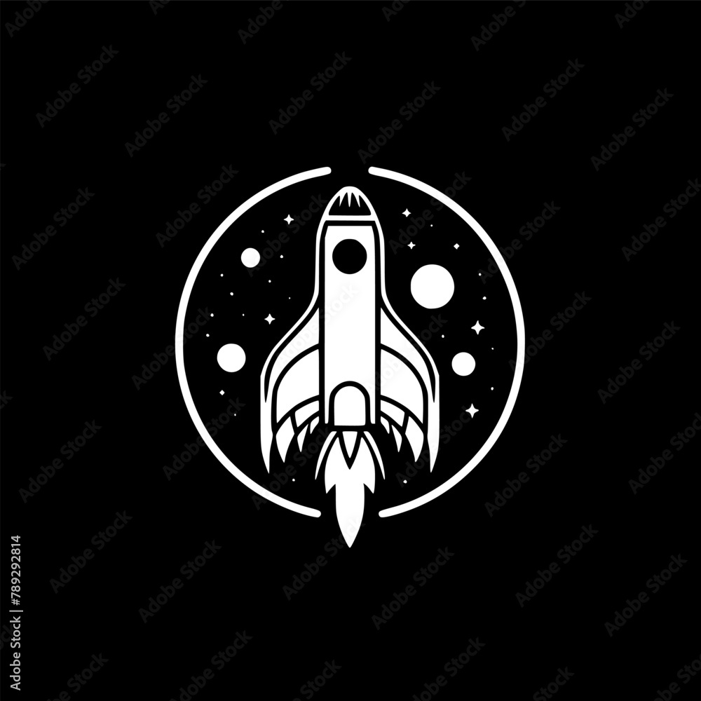 Space - Minimalist and Flat Logo - Vector illustration Space - Minimalist and Flat Logo - Vector illustration