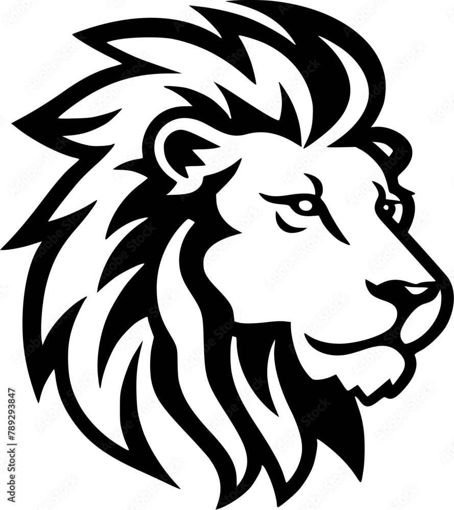 Fototapeta premium Lion - High Quality Vector Logo - Vector illustration ideal for T-shirt graphic