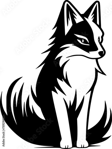 Fox - High Quality Vector Logo - Vector illustration ideal for T-shirt graphic