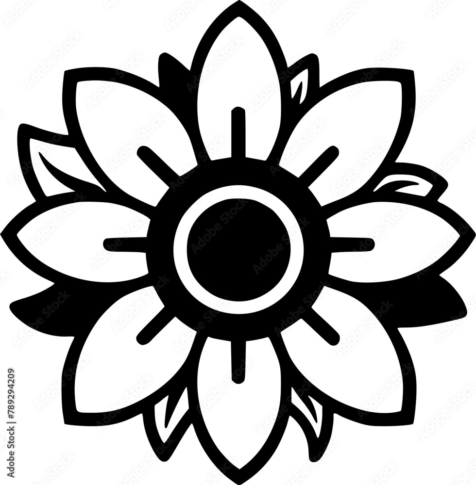 Flower | Minimalist and Simple Silhouette - Vector illustration Flower | Minimalist and Simple Silhouette - Vector illustration