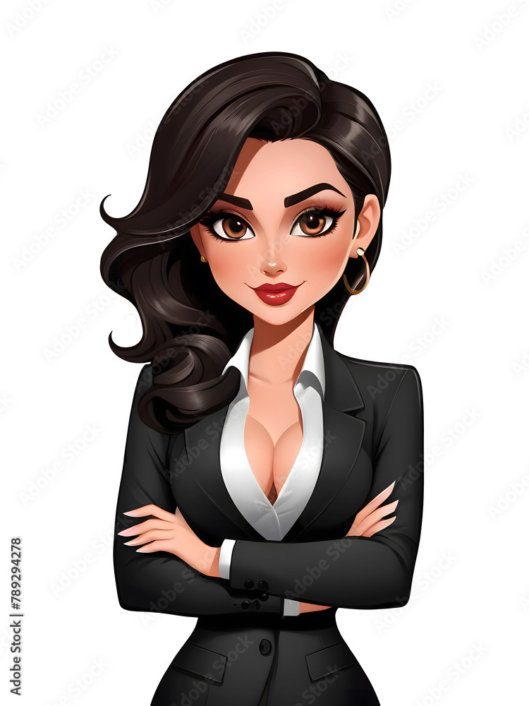 Cute Happy Smiling And Charming Cartoon Style Business Woman 300PPI High Resolution PNG Image For Graphic Resources Like Keynote Powerpoint And Other Graphic Solutions Cute Happy Smiling And Charming Cartoon Style Business Woman 300PPI High Resolution PNG Image For Graphic Resources Like Keynote Powerpoint And Other Graphic Solutions