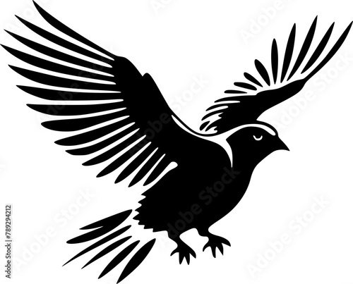 Pigeon | Minimalist and Simple Silhouette - Vector illustration
