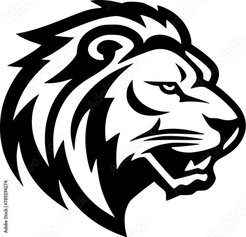 Wallpaper Mural Lion - Minimalist and Flat Logo - Vector illustration Torontodigital.ca