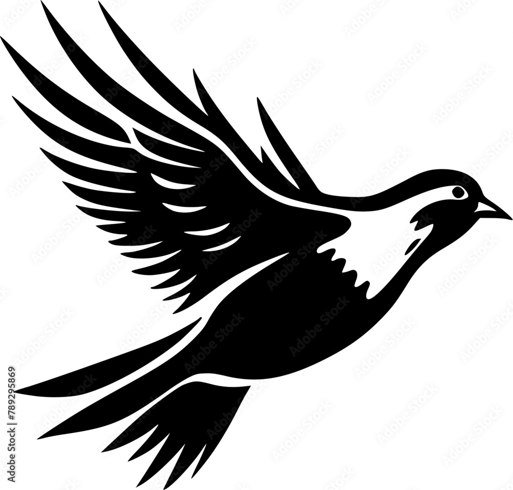 Obraz premium Pigeon - High Quality Vector Logo - Vector illustration ideal for T-shirt graphic