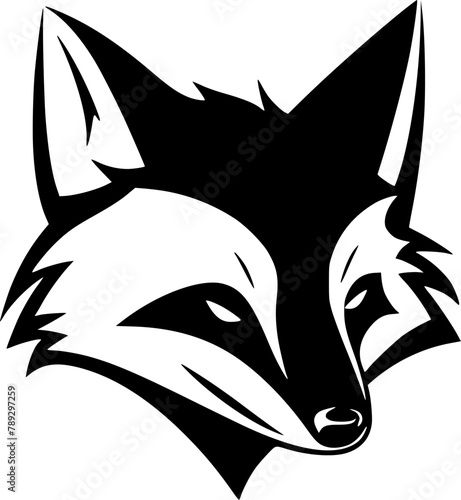 Fox - Minimalist and Flat Logo - Vector illustration