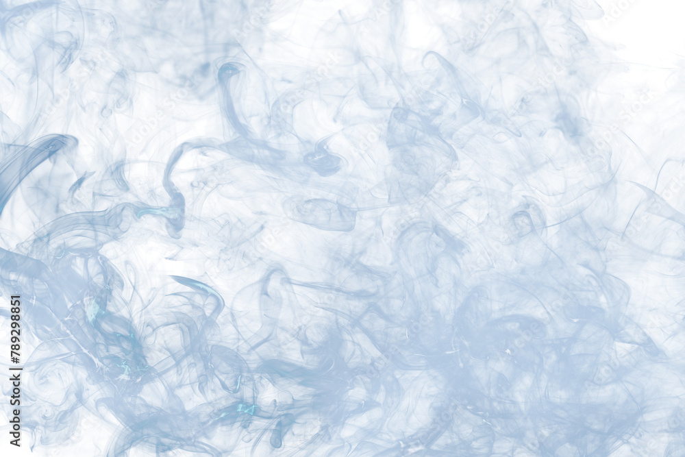 Obraz premium Blue png smoke background, textured wallpaper in high resolution