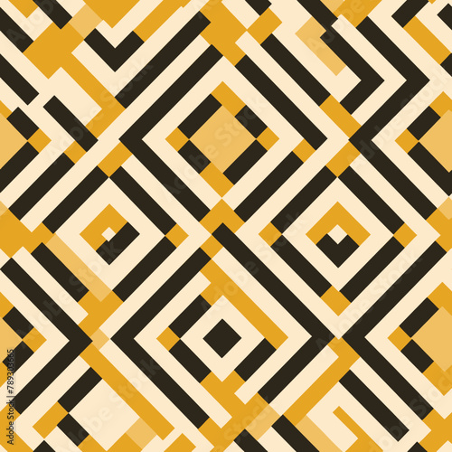 Seamless pattern. Modern stylish texture. Repeating geometric background. Vector.