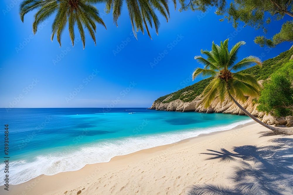 beautiful mediterranean tropical beach