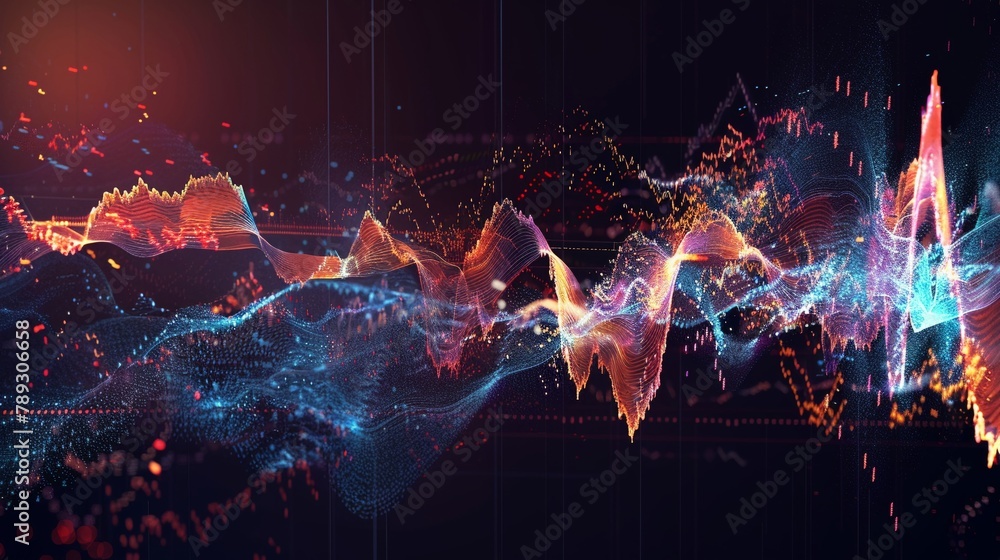 A dynamic visualization showing a fluctuating bidask spread with varying liquidity levels, illustrating how active trading narrows the spread A dynamic visualization showing a fluctuating bidask spread with varying liquidity levels, illustrating how active trading narrows the spread
