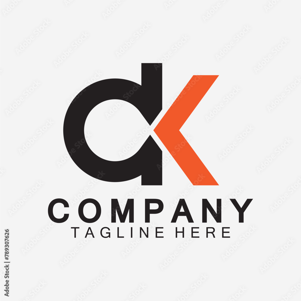 Initial Letter OK Logo Design Vector Template. Initial Letter OK Logo Design Vector Template.