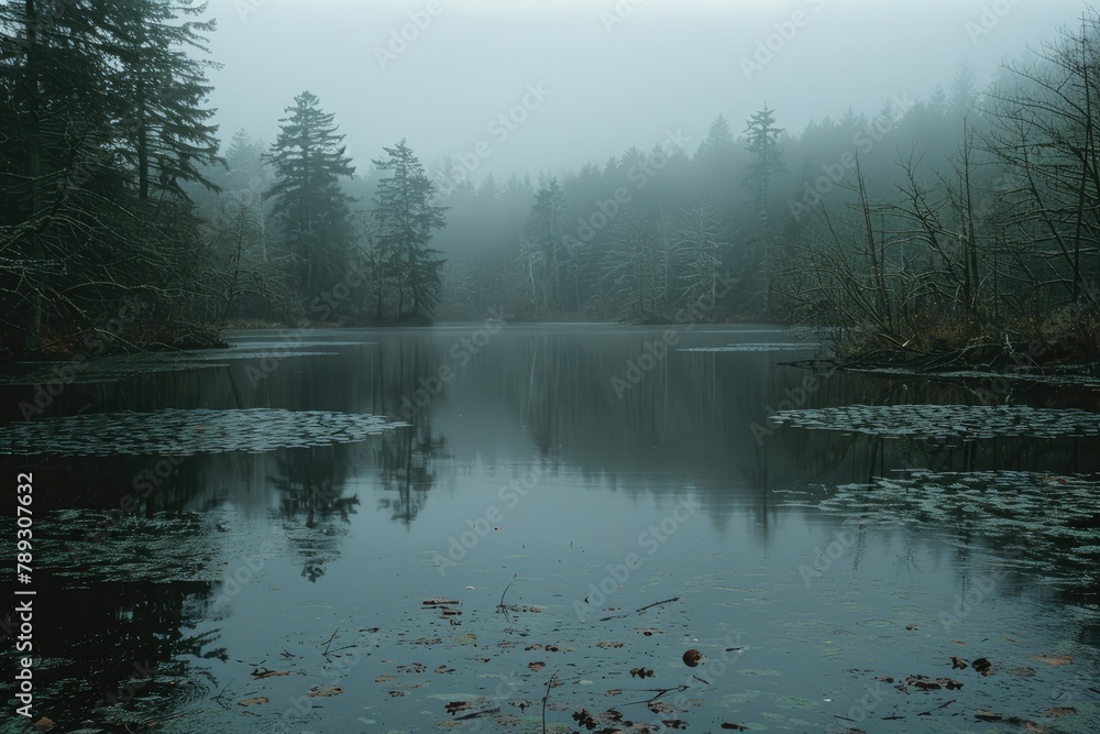 Fototapeta premium beautiful lake scenery nature professional photography