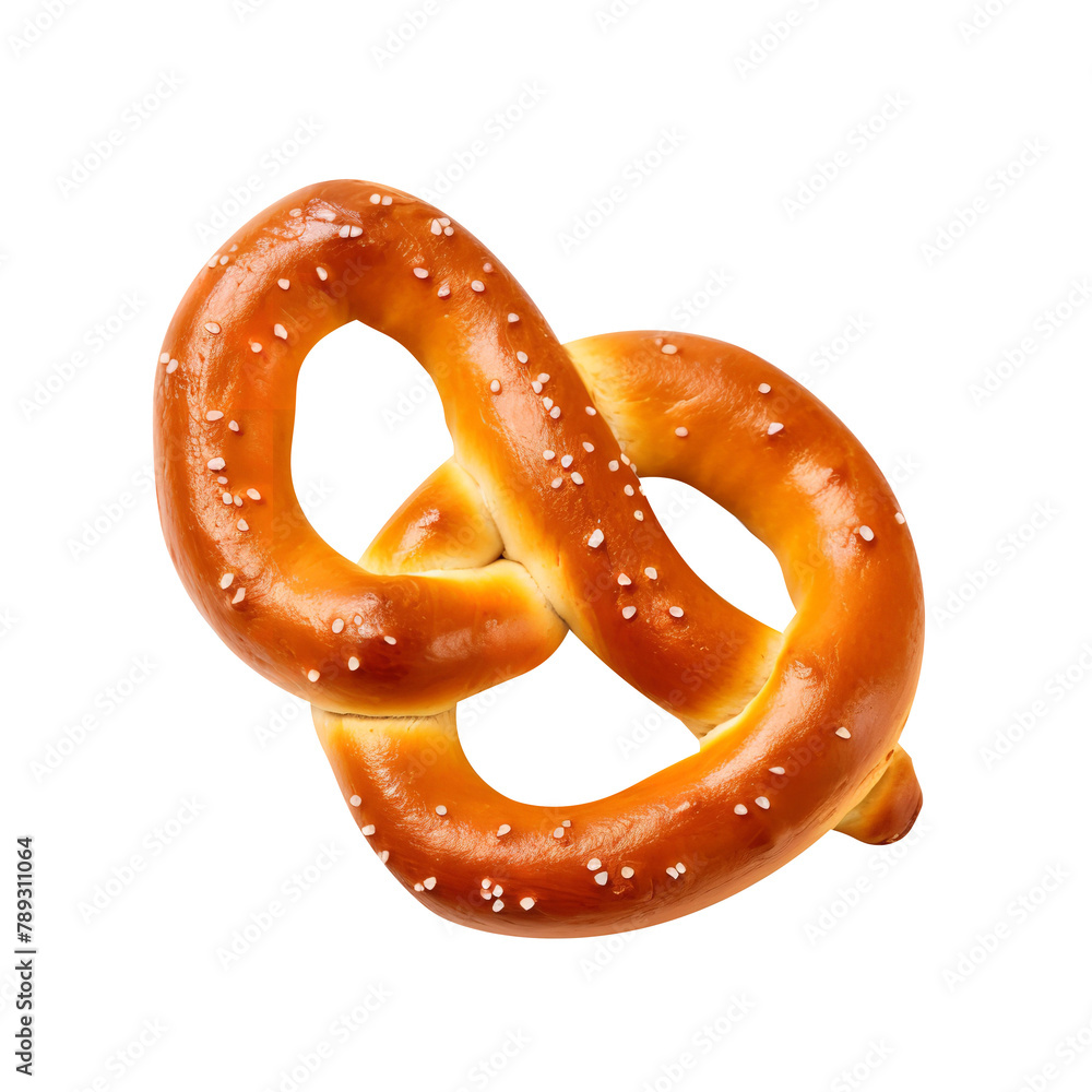 Tasty Pretzel Isolated On Transparent Background Tasty Pretzel Isolated On Transparent Background