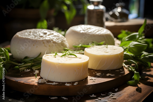 Pecorino Toscano Cheese on a farmers market stand