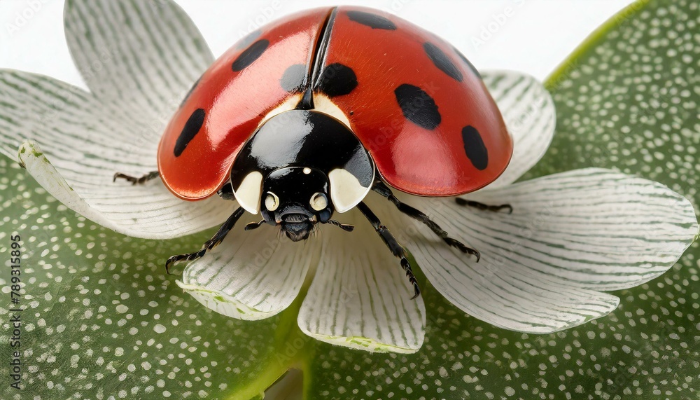Obraz premium ladybug on leaf