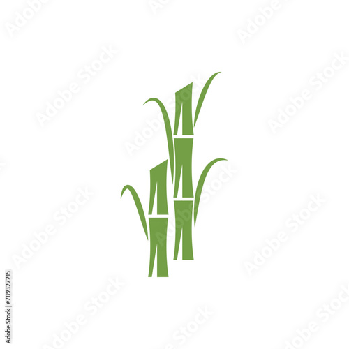 Sugarcane logo vector template symbol design